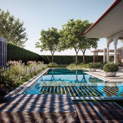 THIẾT KẾ CẢNH QUAN BIỆT THỰ BIỂN 1000M2 DOMAIN - PHAN THIẾT