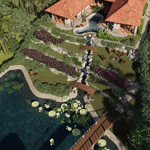 THIẾT KẾ CẢNH QUAN FARMHOUSE