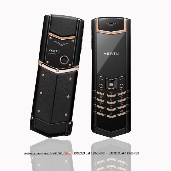  Vertu Signature Precious Black Red Gold Mixed Metals 