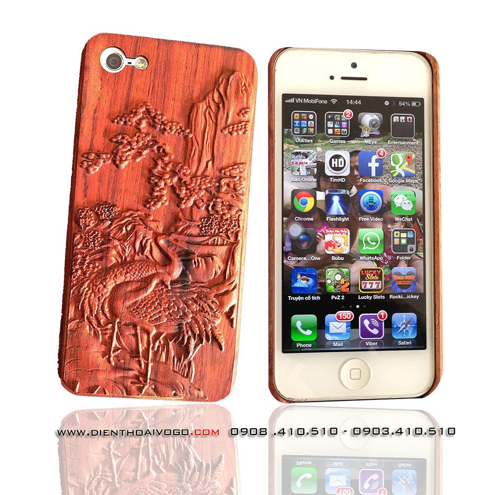  Case gỗ 3D Iphone5/5s 