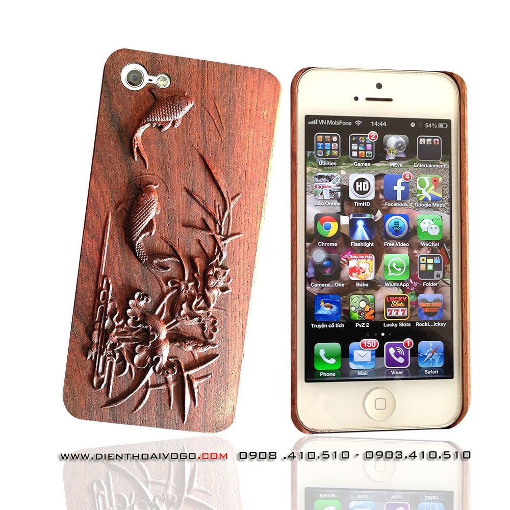  Case gỗ Iphone5/ 5S 