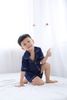 Bộ pyjamas baby cộc tay vải bamboo cao cấp - các màu