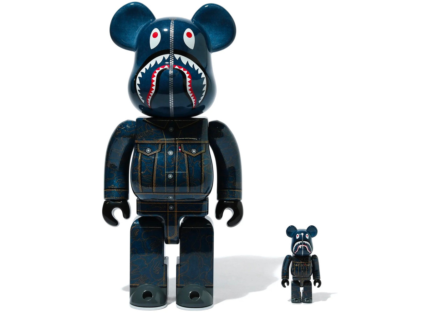 Actualizar 44+ imagen bape levi’s bearbrick