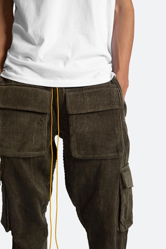 mnml corduroy cargo pants