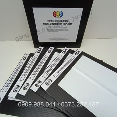 3D Crease replicas AATCC