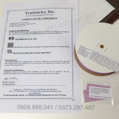 Dải điều khiển suy giảm khí Testfabrics
