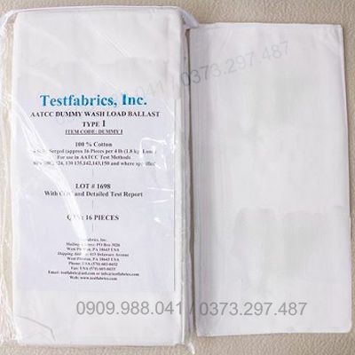DUMMY TYPE I & TYPE III Testfabrics AATCC