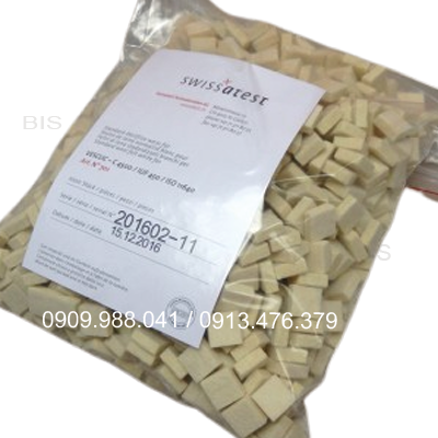 Nỉ len trắng thử độ bền màu EMPA 701 Swissatest