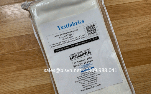 Vải bù trọng TestFabrics AATCC Wool/Cotton Ballast 50X50 cm