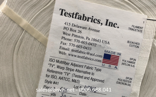 Vải đa sợi No.41 TV tiêu chuẩn ISO ISO multifibre MFF41 (TV) TestFabrics