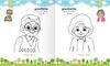 Colouring 365 ngày Tô màu - KHÁM PHÁ THẾ GIỚI PHÁT TRIỂN TRÍ TUỆ - Cuốn 5: Gia đình, Nghề nghiệp, Thể thao