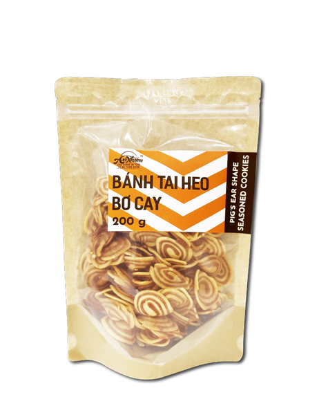  Bánh tai heo bơ cay (Pig's ear shape seasoned cookies) 