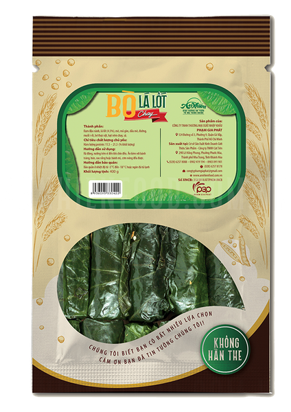  Bò Lá Lốt Chay (Vegan Grilled Beef Wrapped In Wild Betel Leaf) 