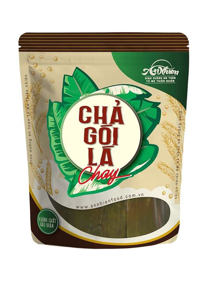  Chả Gói Lá Chay (Vegan Baloney with Banana Leaf) 