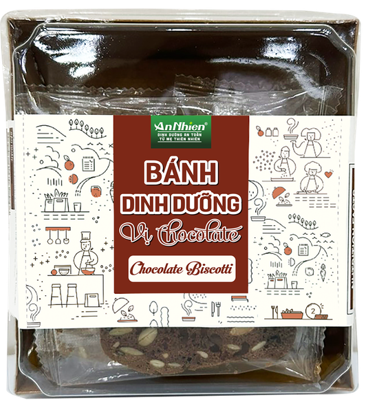  Thực phẩm dinh dưỡng vị chocolate 100 g (Chocolate biscotti 100 g) 