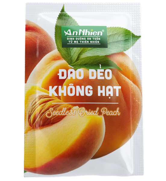  Đào Dẻo Không Hạt (Seedless Dried Peach) 