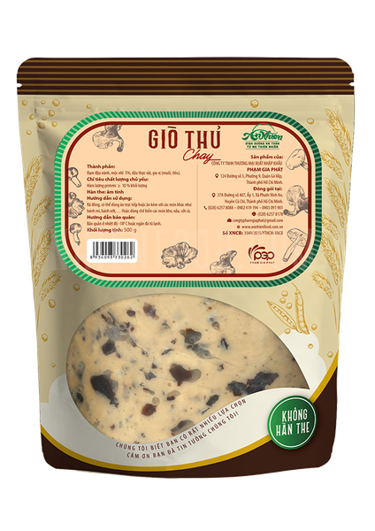  Giò Thủ Chay (Vegan Baloney with Mushroom) 