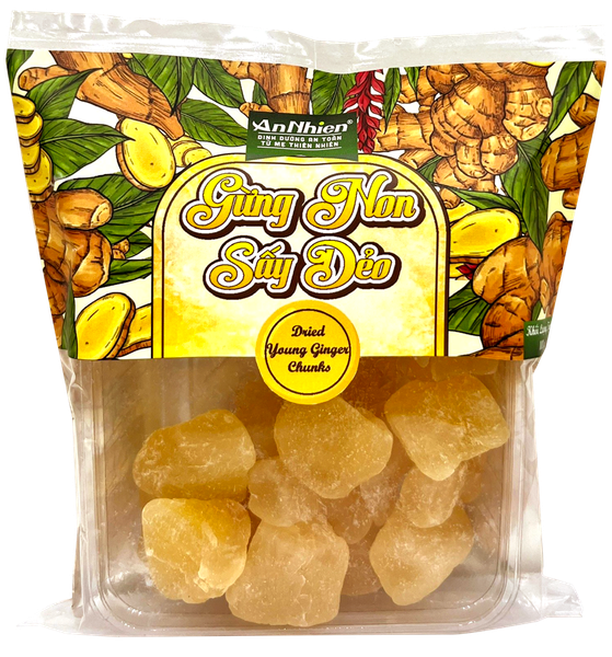  Gừng Non Sấy Dẻo (Dried Young Ginger Chunks) 
