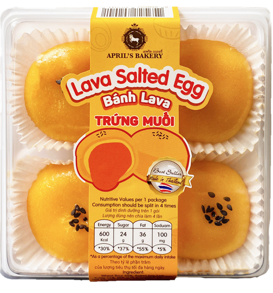  Bánh Lava Trứng Muối (Lava Salted Egg) 