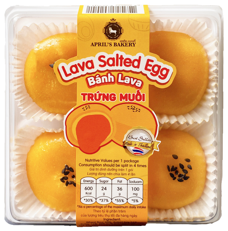  Bánh Lava Trứng Muối 143g (Lava Salted Egg) 