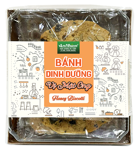 Thực phẩm dinh dưỡng vị mật ong 100 g (Honey biscotti 100 g) 