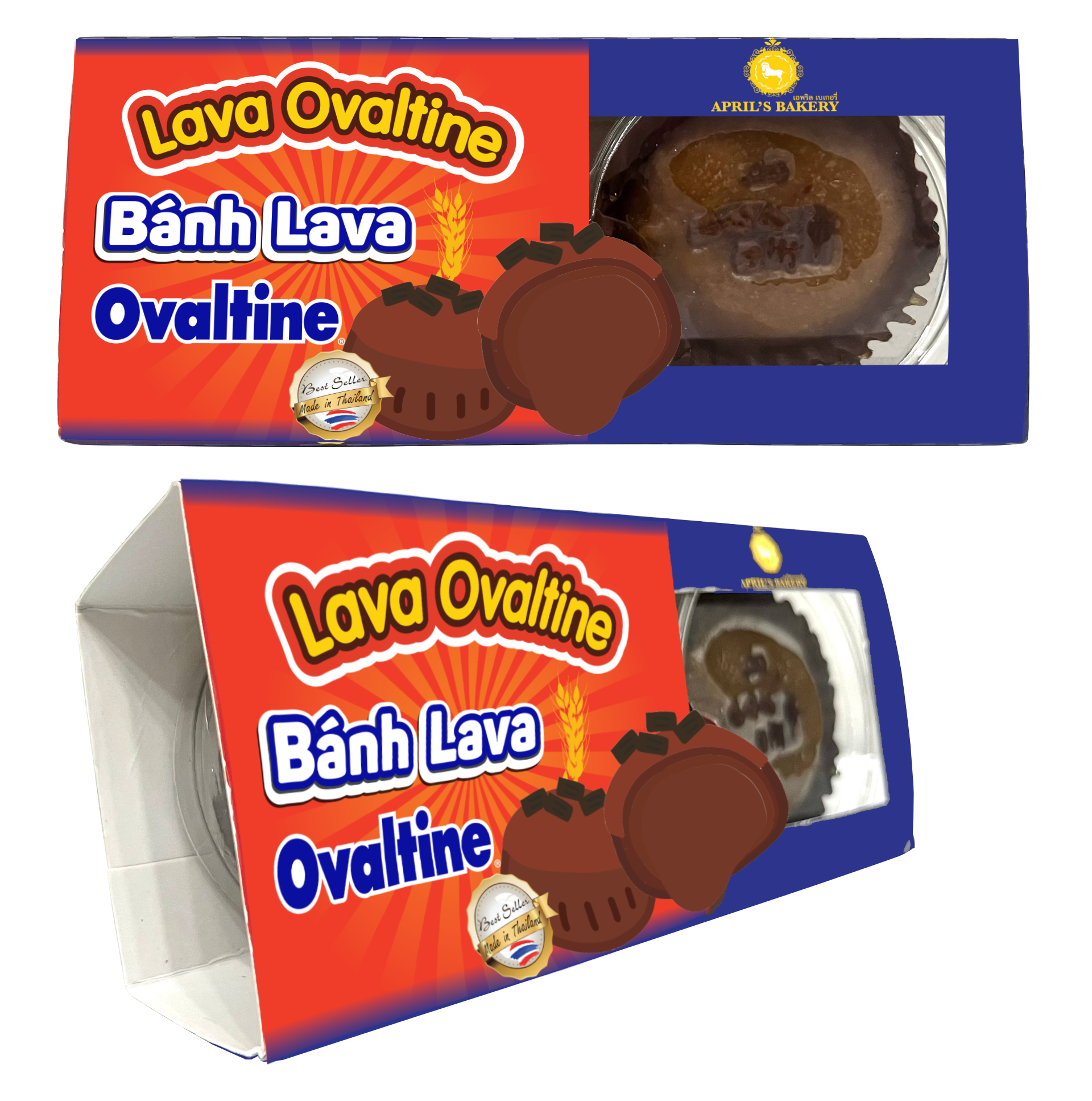  Bánh Lava Ovaltine 143g (Lava Ovaltine ) 