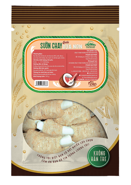  Sườn Chay Quấn Dừa Non (Vegan Ribs With Copra) 