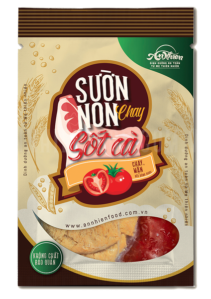  Sườn Non Sốt Cà Chay (Vegan Pork Chop with Tomato Sauce) 