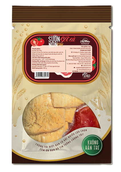  Sườn Non Sốt Cà Chay (Vegan Pork Chop with Tomato Sauce) 