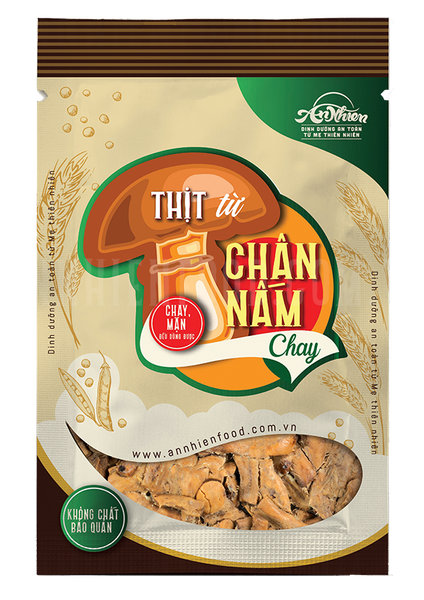 Thịt Từ Chân Nấm Chay (Marinated Shiitake Mushroom) 