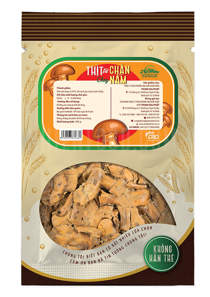  Thịt Từ Chân Nấm Chay (Marinated Shiitake Mushroom) 