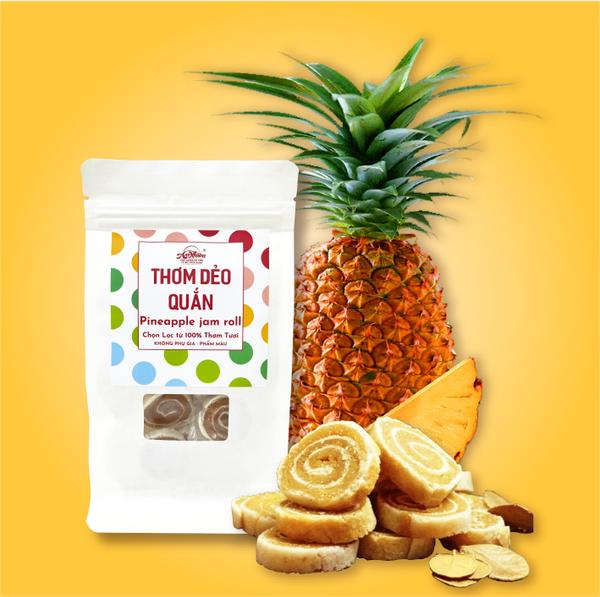  Thơm Dẻo Quắn (Pineapple jam roll) 