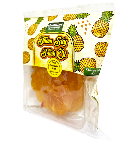  Thơm Sấy Muối Ớt (Dried Pineapple With Chili Salt) 