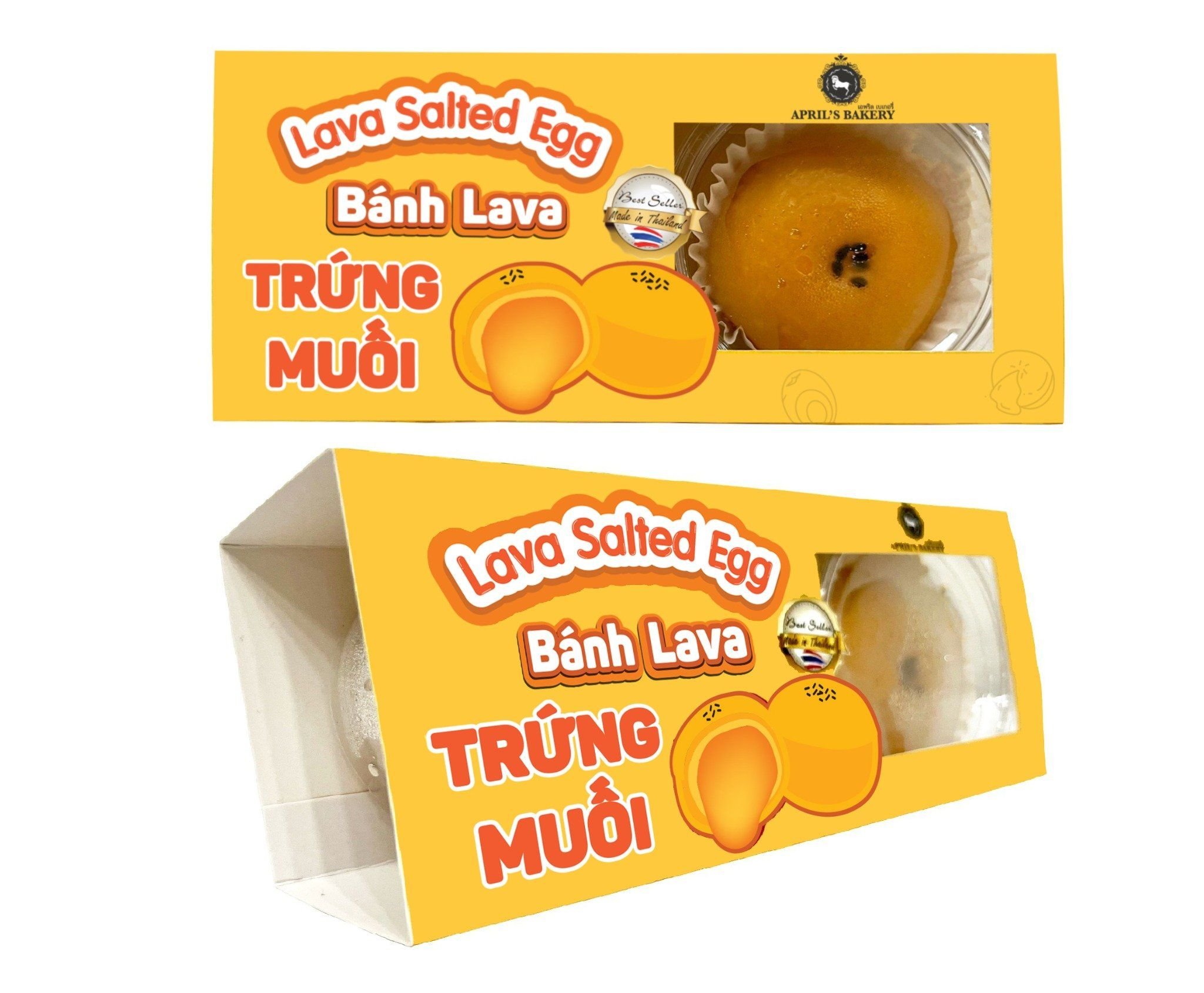  Bánh Lava Trứng Muối 143g (Lava Salted Egg) 