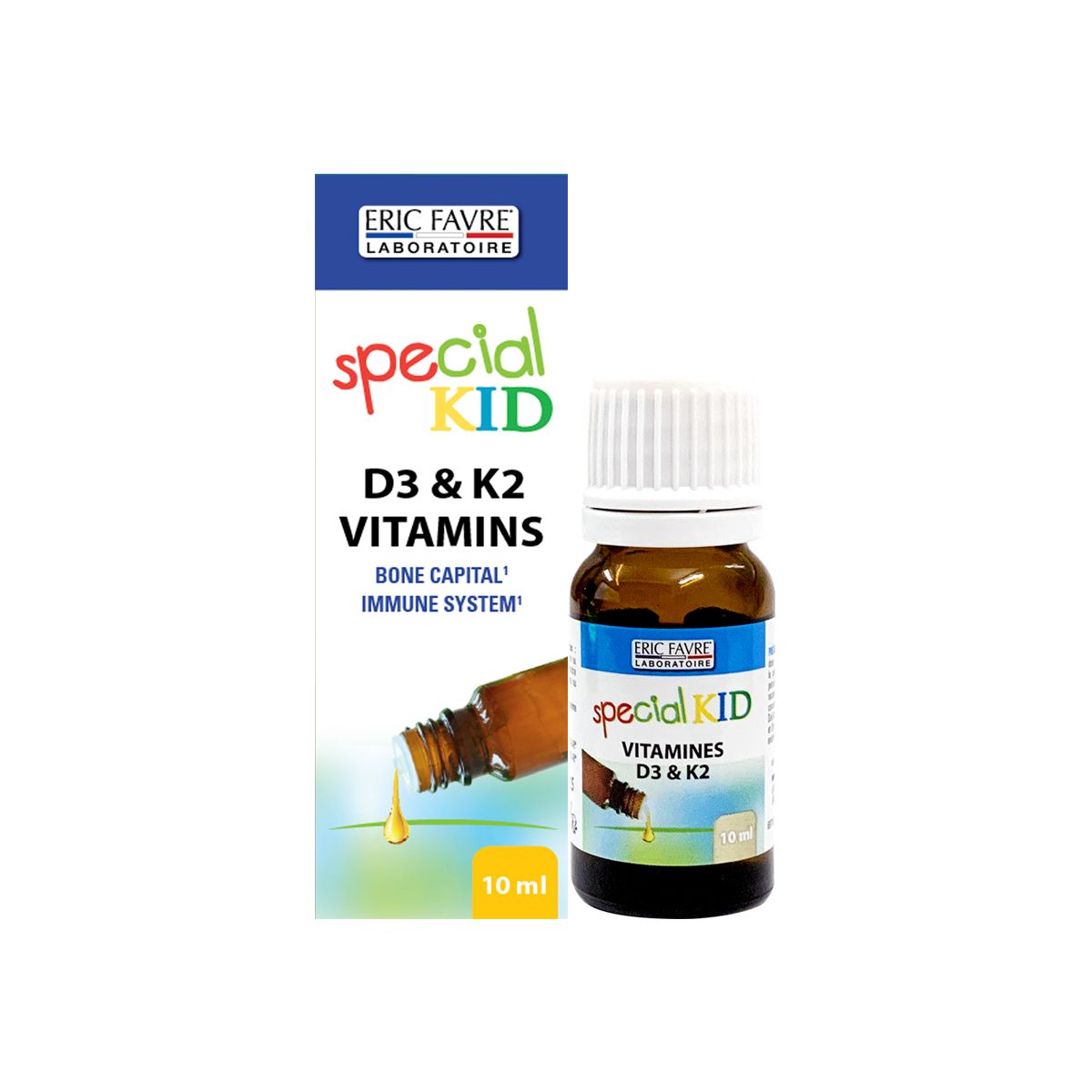  Special Kid Vitamines D3 et K2 - Hỗ trợ hấp thu Canxi, giúp bé cao lớn [Nhập khẩu Pháp] 