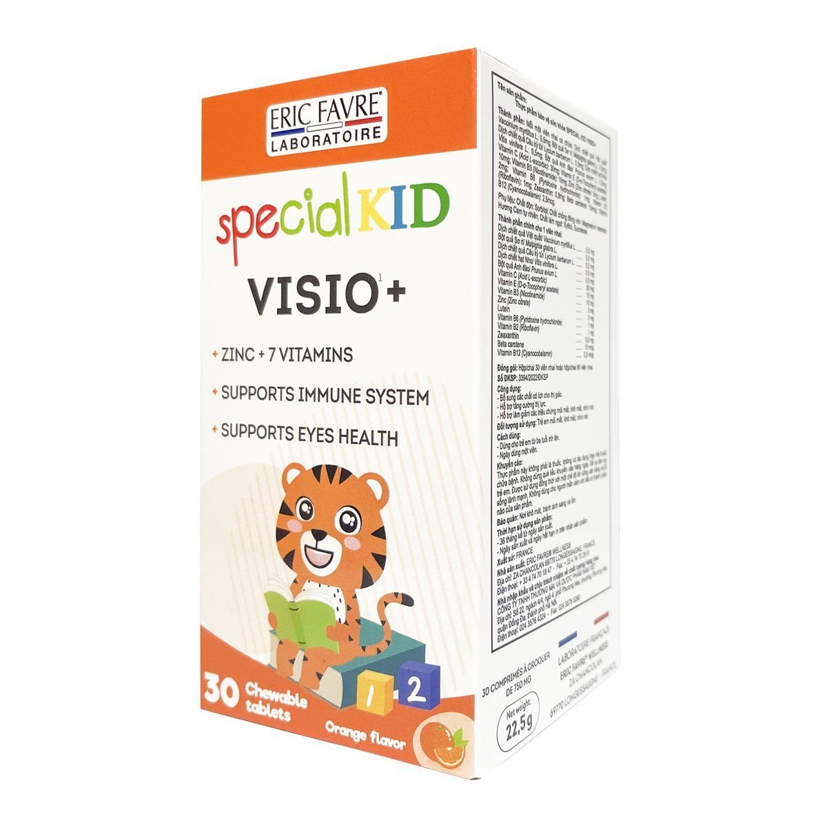  TPBVSK Special Kid Visio+ Hỗ trợ đôi mắt khỏe mạnh [Hộp 30 viên - Nhập khẩu Pháp] 