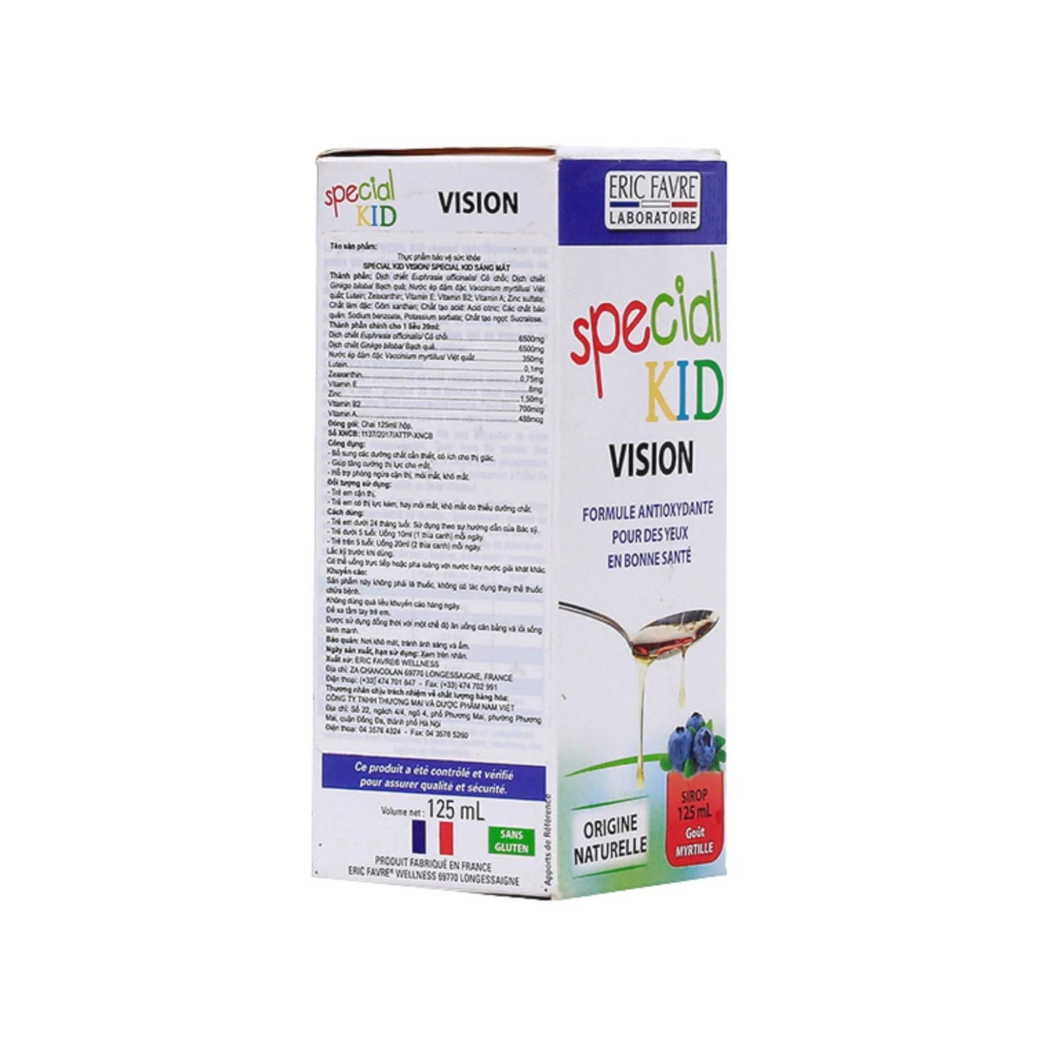  TPBVSK Special Kid Vision - Mắt sáng, mắt khỏe, mắt tinh anh [Nhập khẩu Pháp] 
