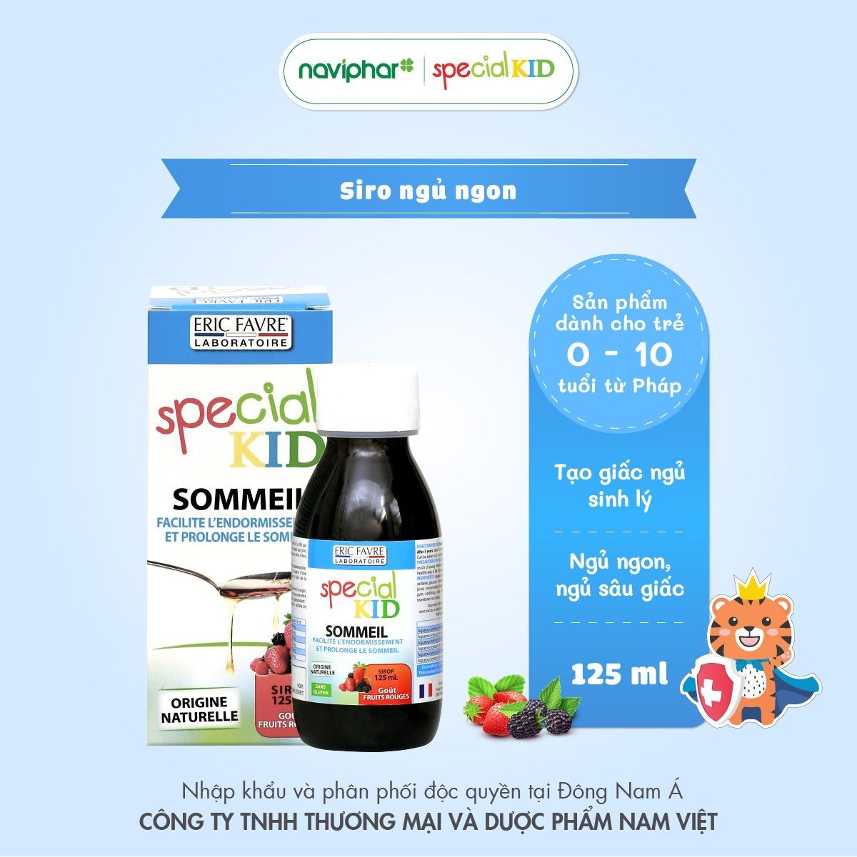  TPBVSK Special Kid Sommeil - Ngủ ngon giấc, ngủ sâu giấc [Nhập khẩu Pháp] 