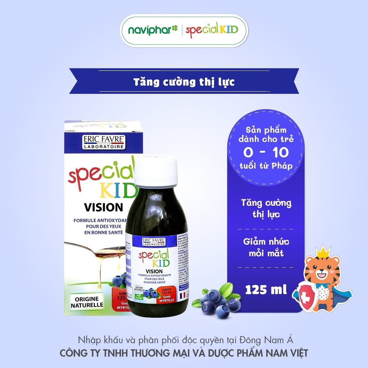  TPBVSK Special Kid Vision - Mắt sáng, mắt khỏe, mắt tinh anh [Nhập khẩu Pháp] 