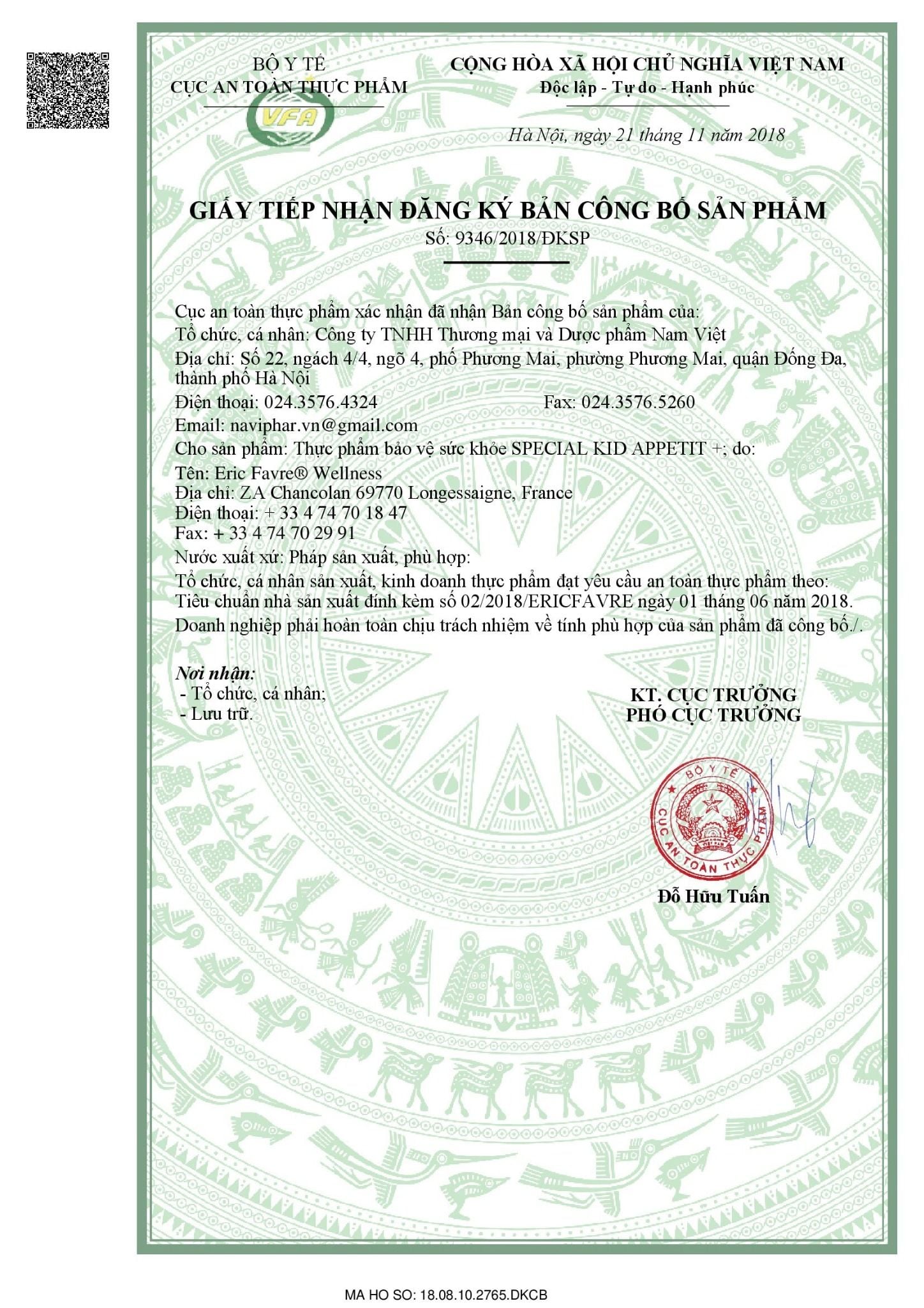  TPBVSK Special Kid Appetit + - Bé ăn khỏe, ăn ngon miệng [Nhập khẩu Pháp] 