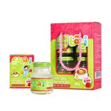 Dietary Supplement Bird’s nest soup for kids with Strawberry flavor Green Bird Babi - Pack 4 jars x 72gr