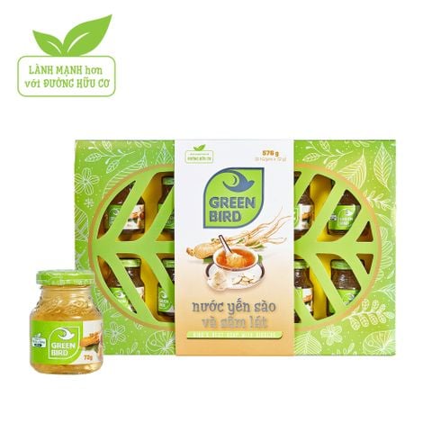  Nước Yến Sào Và Sâm Lát 72g - Hộp quà 8 hũ 