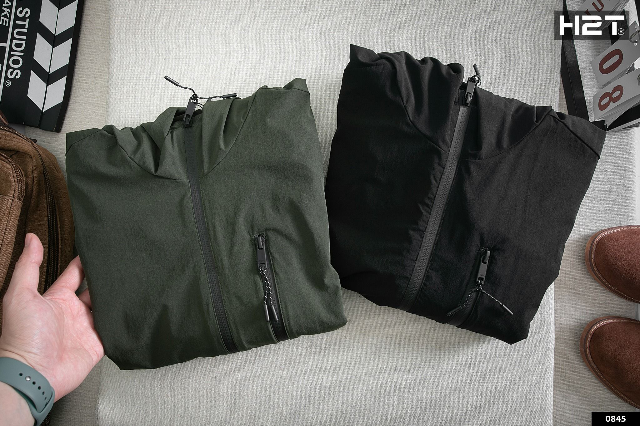  Áo Khoác Gió Có Mũ 0845BcL 