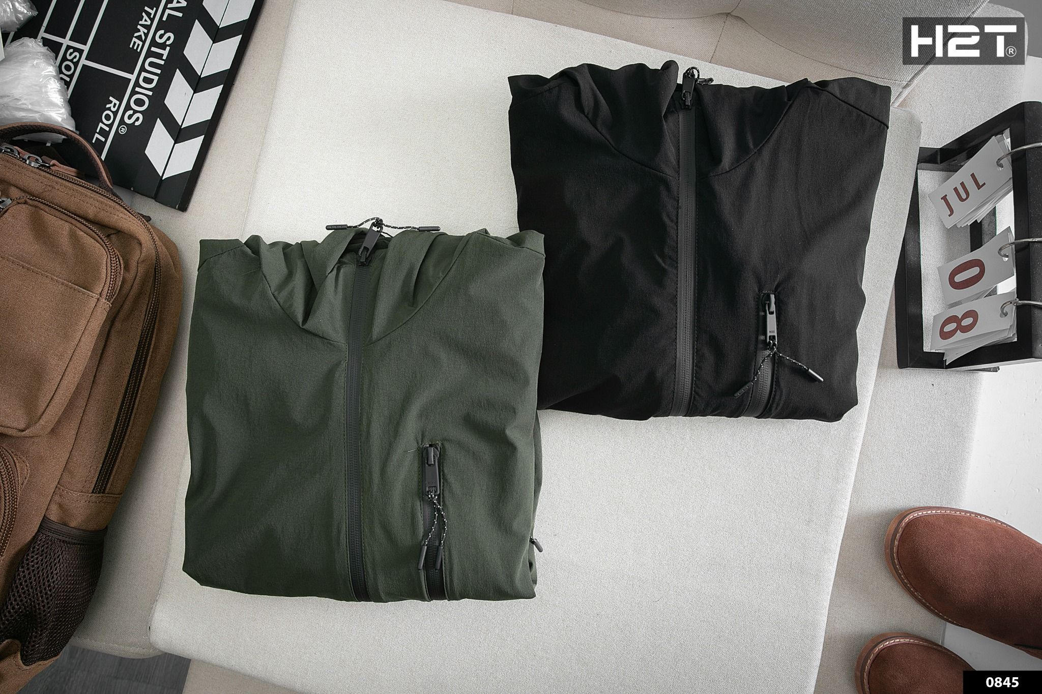  Áo Khoác Gió Có Mũ 0845BcL 