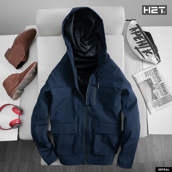  Áo Khoác Gió Có Mũ 0979BcL 