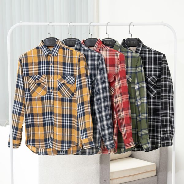  Sơ Mi Flannel Vải Dạ Kẻ Caro 1580 