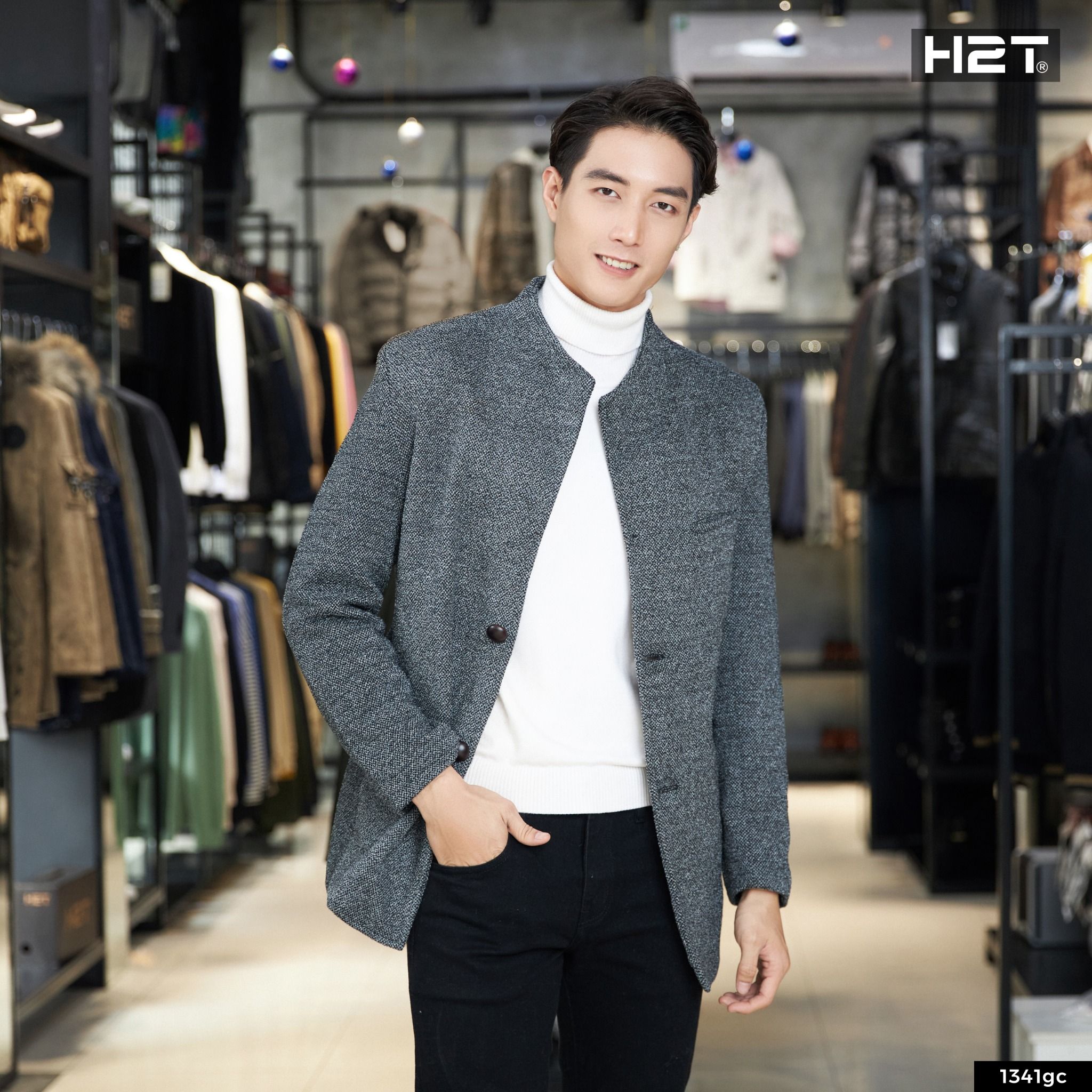  Măng Tô Dạ Ép Lót Lông 1341 