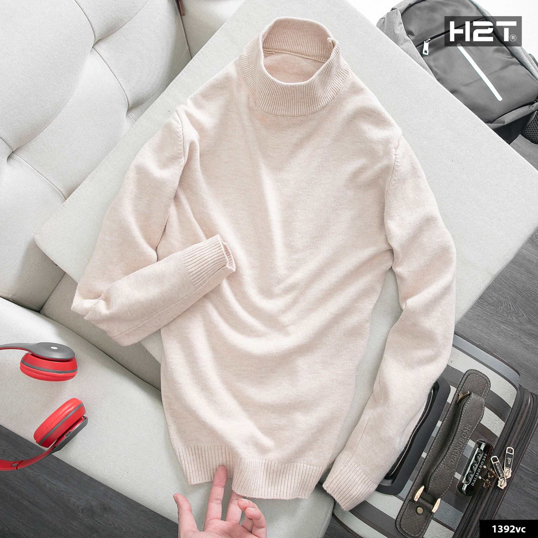  ÁO LEN CỔ LỌ 3 PHÂN 1392 