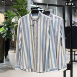  Áo Sơ Mi Kẻ Sọc Xanh Trắng 1436 