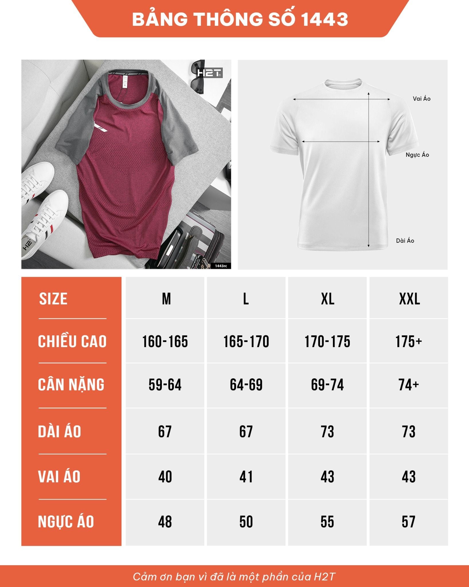 Áo Thun c1443XdM 